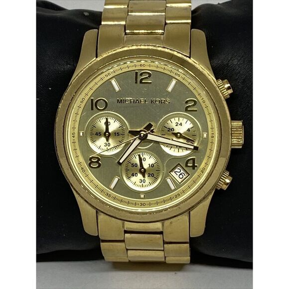 Michael Kors Runway MK5055 Womens Stainless Steel Analog Dial Quartz Watch MP306 - Picture 2 of 12